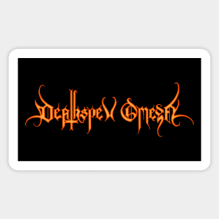 Deathspell Omega Orange Sticker